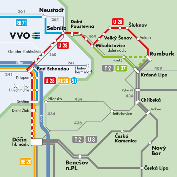 Nationalparkbahn (U 28) VVONavigator Ihr