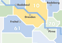 Overview of tariff zones