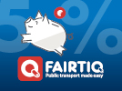 Fairtiq Bonus Sparschwein